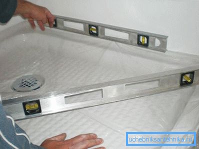 Schüsselnivellierung mit Wasserstand Schüsselnivellierung mit Wasserstand