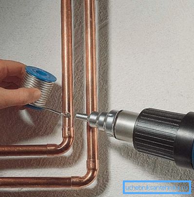 Kupfer-Pipeline-Schmuckreparatur