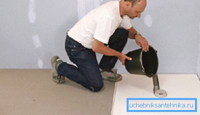 Füllung einer Leiter und Heizung Füllung einer Leiter und Heizung