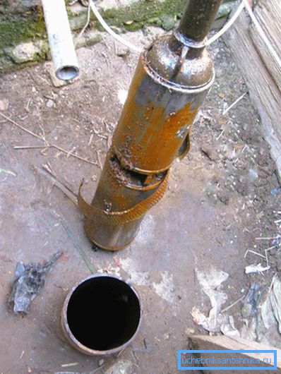 Früher oder später wird die alte Pumpe deponiert Brunnenpumpe ersetzen