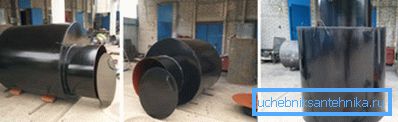 Eiserner Caisson aus verschiedenen Winkeln Eiserner Caisson aus verschiedenen Winkeln