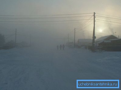Winter in Werchojansk. Winter in Werchojansk.